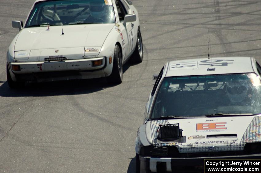 Slugworks Honda Civic and Team Fugu Porsche 924