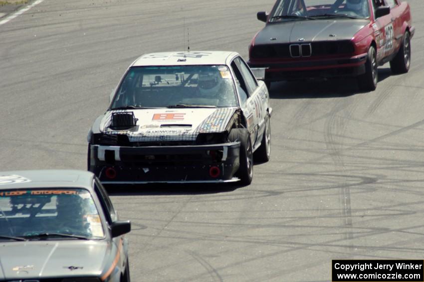 North Loop Motorsports 2 BMW 325, Slugworks Honda Civic and Blunderbus(t) BMW 318