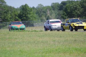 Stillwater Chumps Toyota MR-2, Motorcrap Racing Ford Mustang and SoDak Petrolheads Mazda RX-7