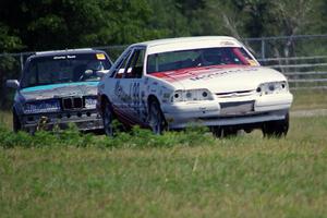 Motorcrap Racing Ford Mustang and Chump Faces BMW 325is
