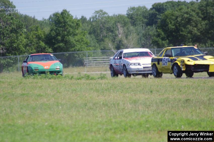 Stillwater Chumps Toyota MR-2, Motorcrap Racing Ford Mustang and SoDak Petrolheads Mazda RX-7