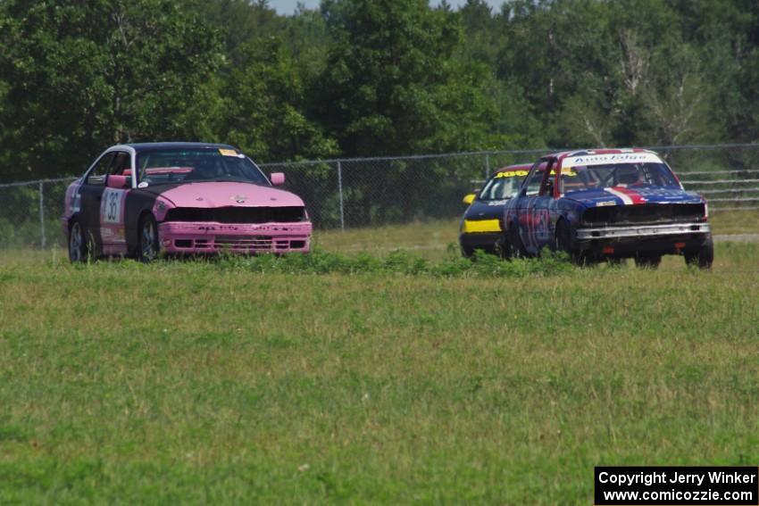 Ambitious But Rubbish Racing BMW 325, British American Racing 2 BMW 318i and URA Tool Motorsports Ford Taurus SHO