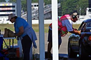 Dale and Julie Hammons handle the scales