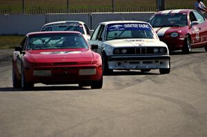 Matt Lawson's ITE-2 Porsche 944 and Craig Campbell's ITA BMW 325is