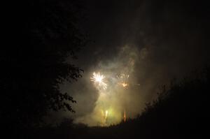 Fireworks from the infield of Brainerd International Raceway