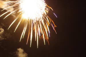 Fireworks from the infield of Brainerd International Raceway