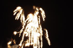 Fireworks from the infield of Brainerd International Raceway