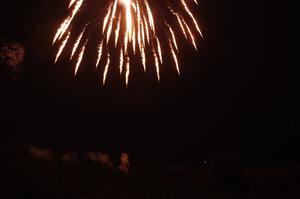 Fireworks from the infield of Brainerd International Raceway