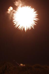 Fireworks from the infield of Brainerd International Raceway