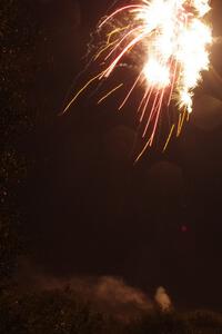 Fireworks from the infield of Brainerd International Raceway