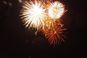 Fireworks from the infield of Brainerd International Raceway