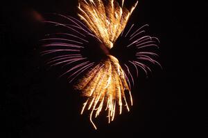 Fireworks from the infield of Brainerd International Raceway