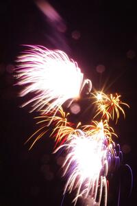 Fireworks from the infield of Brainerd International Raceway