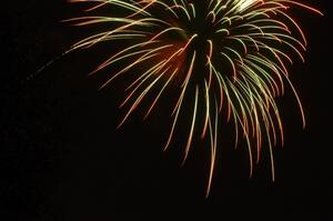 Fireworks from the infield of Brainerd International Raceway