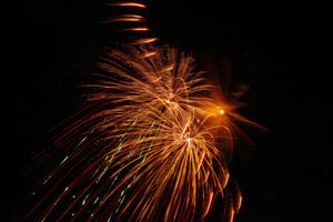 Fireworks from the infield of Brainerd International Raceway