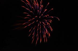 Fireworks from the infield of Brainerd International Raceway