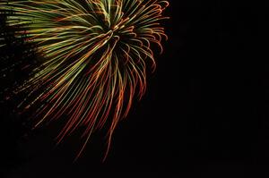 Fireworks from the infield of Brainerd International Raceway