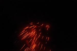 Fireworks from the infield of Brainerd International Raceway