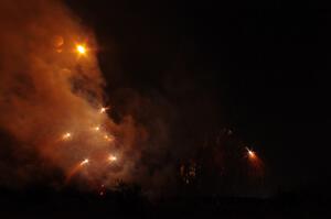 Fireworks from the infield of Brainerd International Raceway