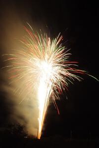 Fireworks from the infield of Brainerd International Raceway