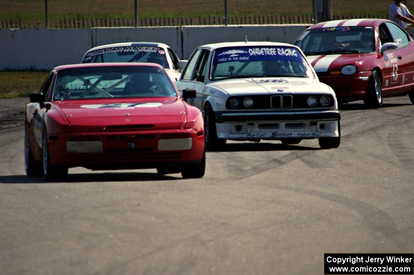 Matt Lawson's ITE-2 Porsche 944 and Craig Campbell's ITA BMW 325is