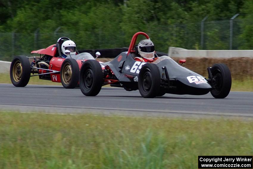 Jon Belanger's Autodynamics Mk. V Formula Vee and Paul Bastyr's McNamara Formula Vee