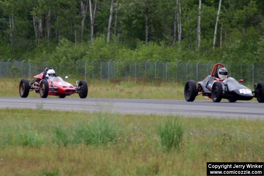 Jon Belanger's Autodynamics Mk. V Formula Vee and Paul Bastyr's McNamara Formula Vee