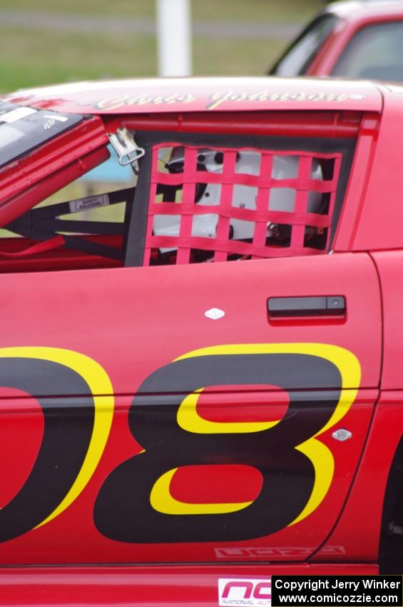 Chris Johnson in his ITE-1 Chevy Corvette