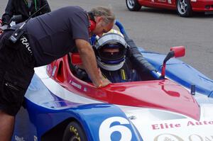 Peter Jankovskis in his Spec Racer Ford