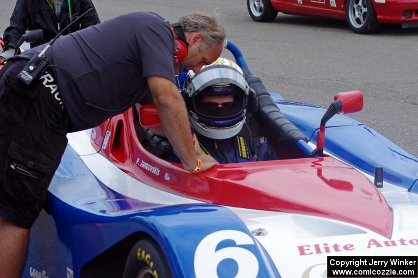 Peter Jankovskis in his Spec Racer Ford