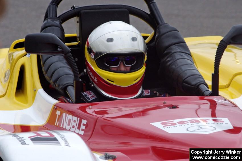 Tom Noble in his Spec Racer Ford