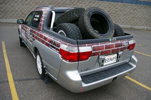 The Sullivan Van Way / Angela Van Way Subaru Brat was on display, but did not compete.