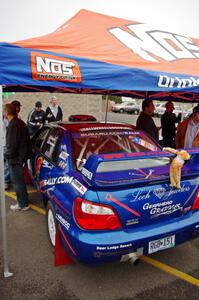 The Carl Siegler/ David Goodman Subaru WRX STi at Morries Subaru.