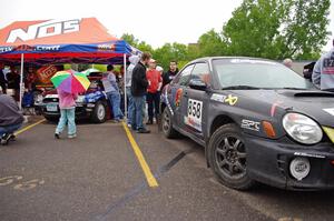 The Anthony Israelson / Jason Standage Subaru Impreza at Morries Subaru.