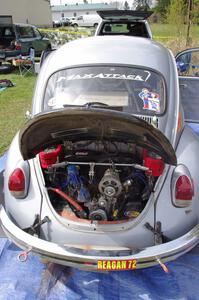 The Mark Huebbe / John Huebbe VW Beetle before the start of the event.