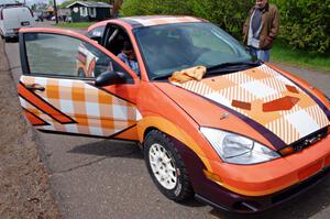A fresh new wrap appeared on the Dillon Van Way / Ben Slocum Ford Focus.