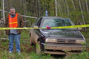 Marshaling at a rally is pretty easy work and you get to see the action up close.