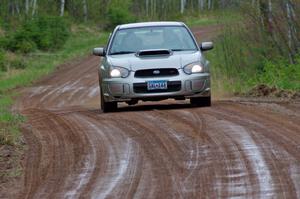 Breon and Linda Nagy drove their Subaru WRX as 'OO' for the event.