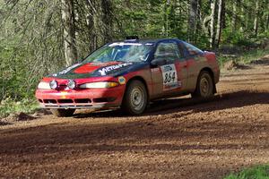 The Erik Hill / Dave Parps Eagle Talon	sets up for a sweeper on stage four.