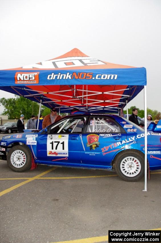 The Carl Siegler/ David Goodman Subaru WRX STi at Morries Subaru.
