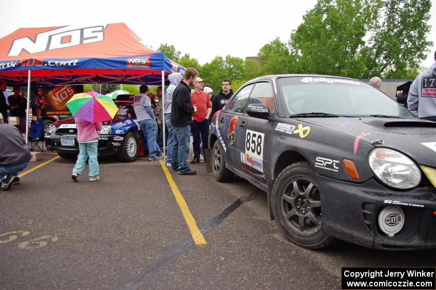 The Anthony Israelson / Jason Standage Subaru Impreza at Morries Subaru.