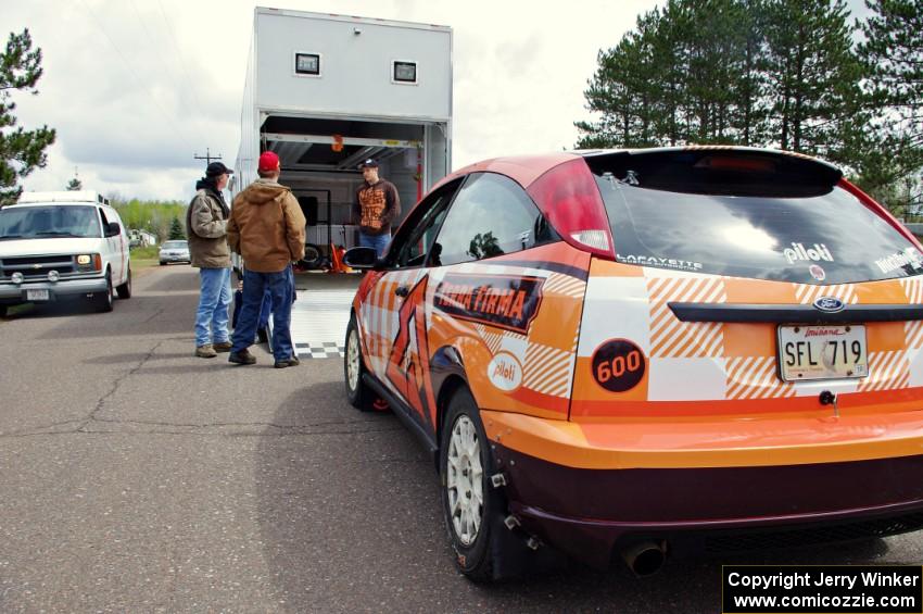 A fresh new wrap appeared on the Dillon Van Way / Ben Slocum Ford Focus.