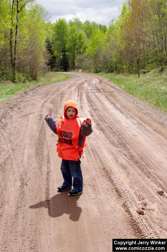 Marshaling before the start of the event.