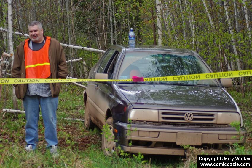 Marshaling at a rally is pretty easy work and you get to see the action up close.