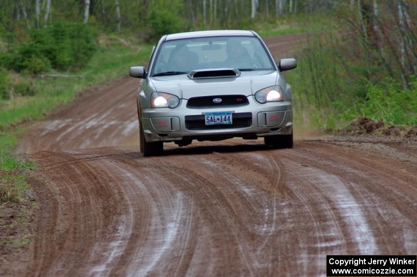 Breon and Linda Nagy drove their Subaru WRX as 'OO' for the event.