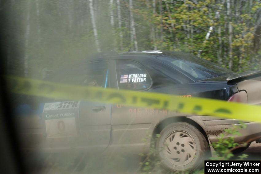 Bryan Holder ran as '0' car in his Plymouth Neon.