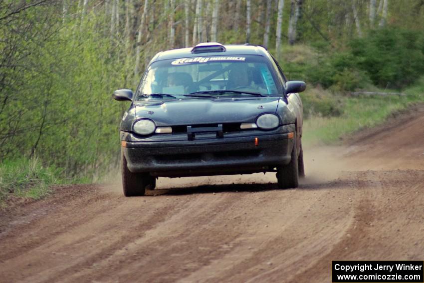 Bryan Holder ran as '0' car in his Plymouth Neon.