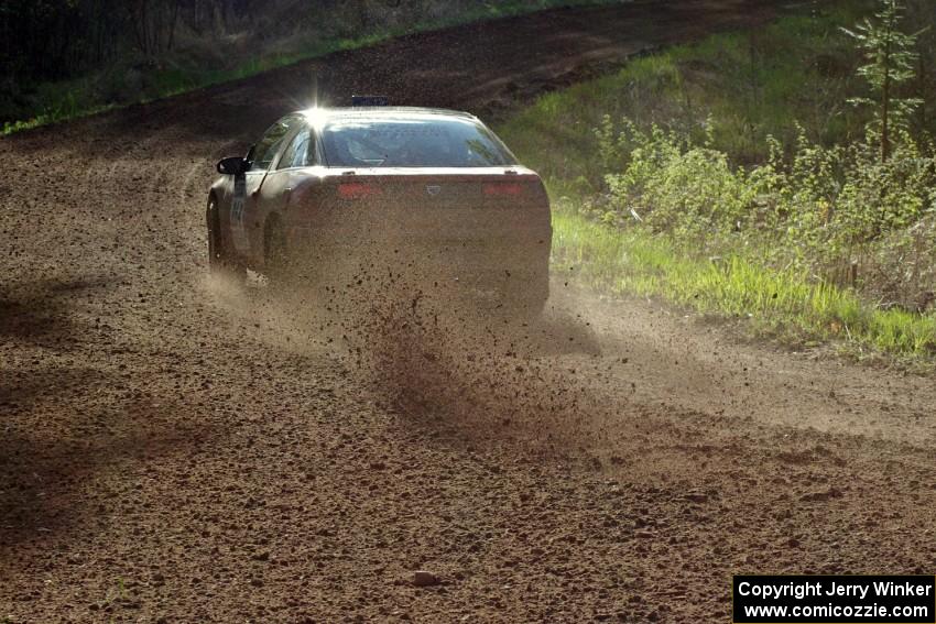 The Erik Hill / Dave Parps Eagle Talon	drifts through a sweeper on stage four.