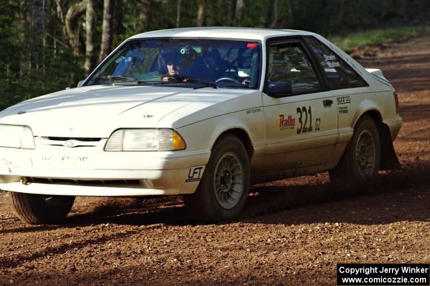 The Bonnie Stoehr / Dave Walton Ford Mustang on stage four.
