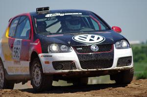 Brian Dondlinger ran as '0' car in his VW GTI-Rally